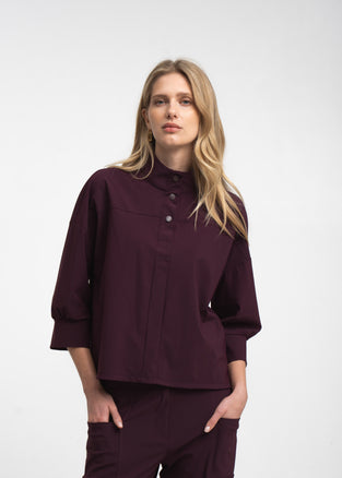 Angelika top technical jersey | Cherry
