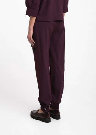Jannes pants technical jersey | Cherry