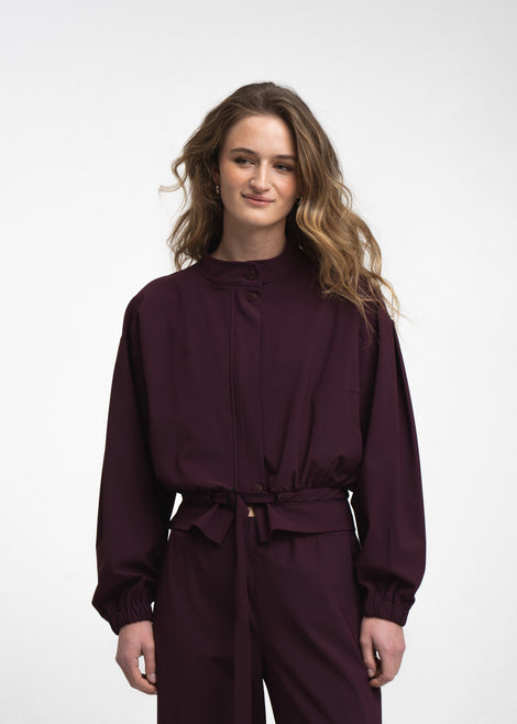Ian jacket technical jersey | Cherry