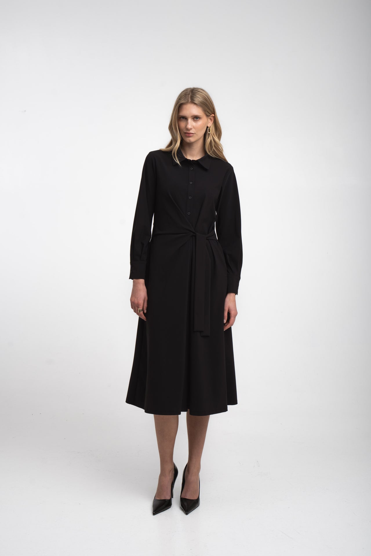 Trydi dress technical jersey | Black