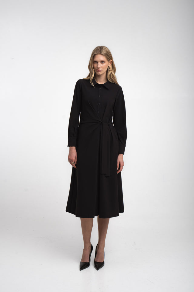 Trydi dress technical jersey | Black