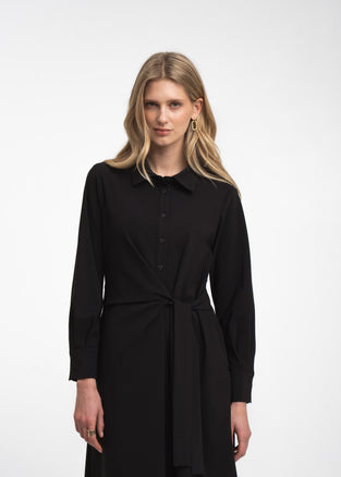 Trydi dress technical jersey | Black