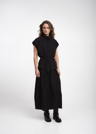 Patricia vest technical jersey | Black