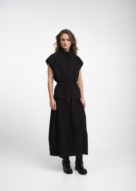 Patricia vest technical jersey | Black