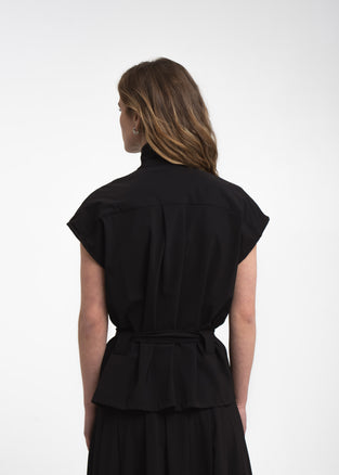 Patricia vest technical jersey | Black