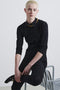 Blouse Betty easy wear Technical Jersey | Black