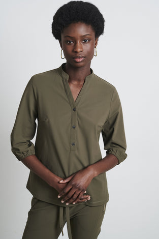Blouse Bella Technical Jersey | Army