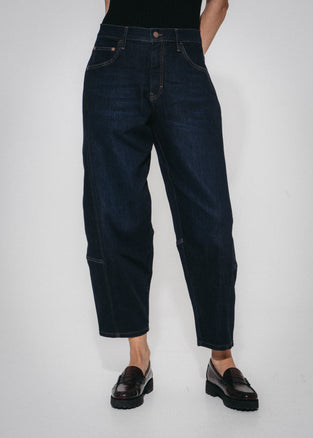 Dramak ultimate barrel jeans | Dark Blue