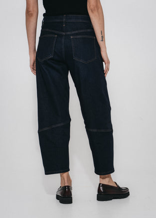 Dramak ultimate barrel jeans | Dark Blue