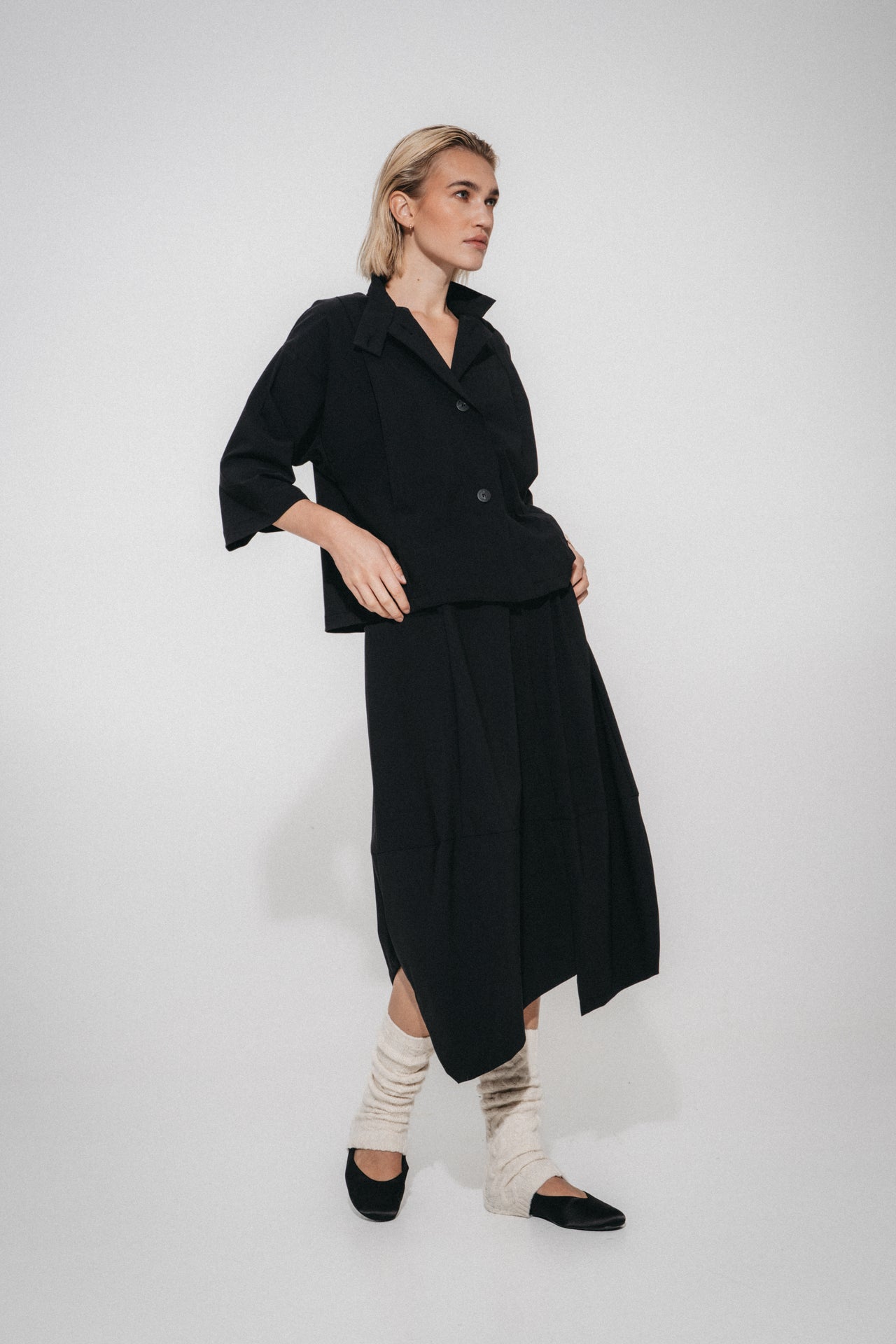 Natasha skirt Sensitive tech fabric | Black
