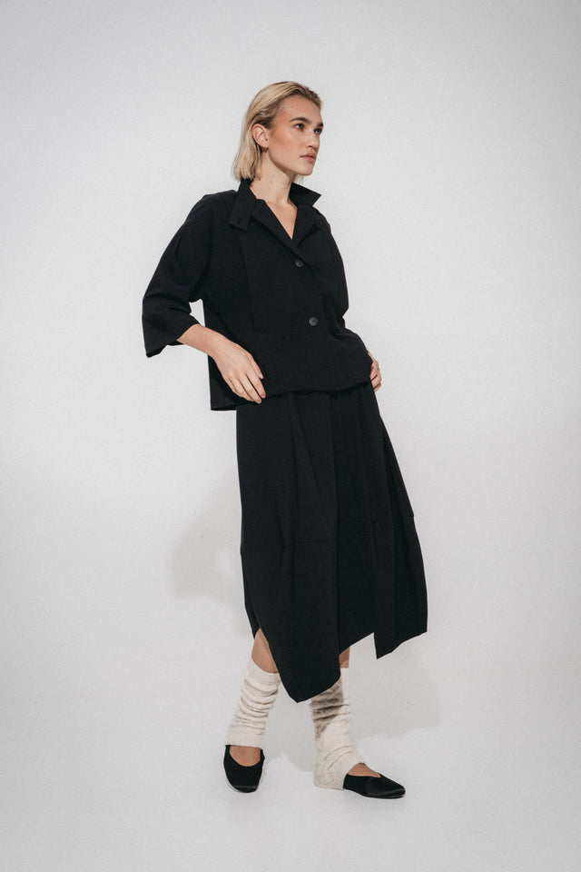 Natasha skirt Sensitive tech fabric | Black