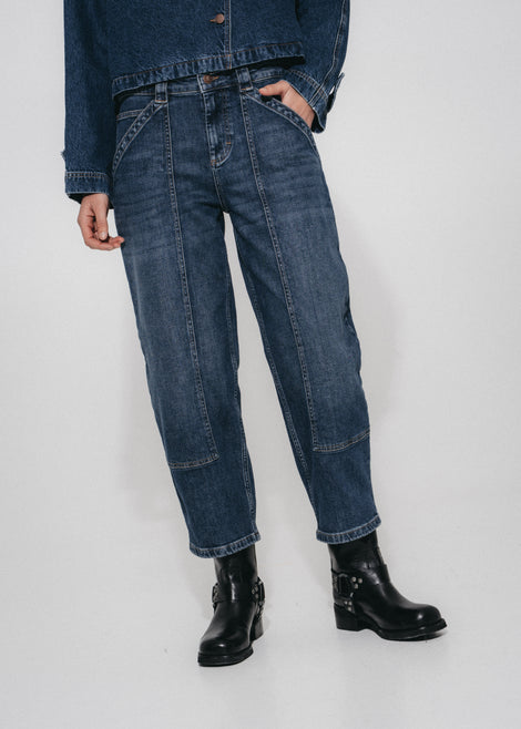 Patch pocket Kyoto jeans | Medium Blue