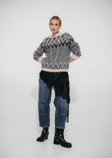 Patch pocket Kyoto jeans | Medium Blue