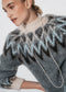 Brushed winter pullover H26001 | Grey