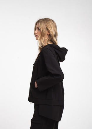 Simona jacket technical jersey | Black