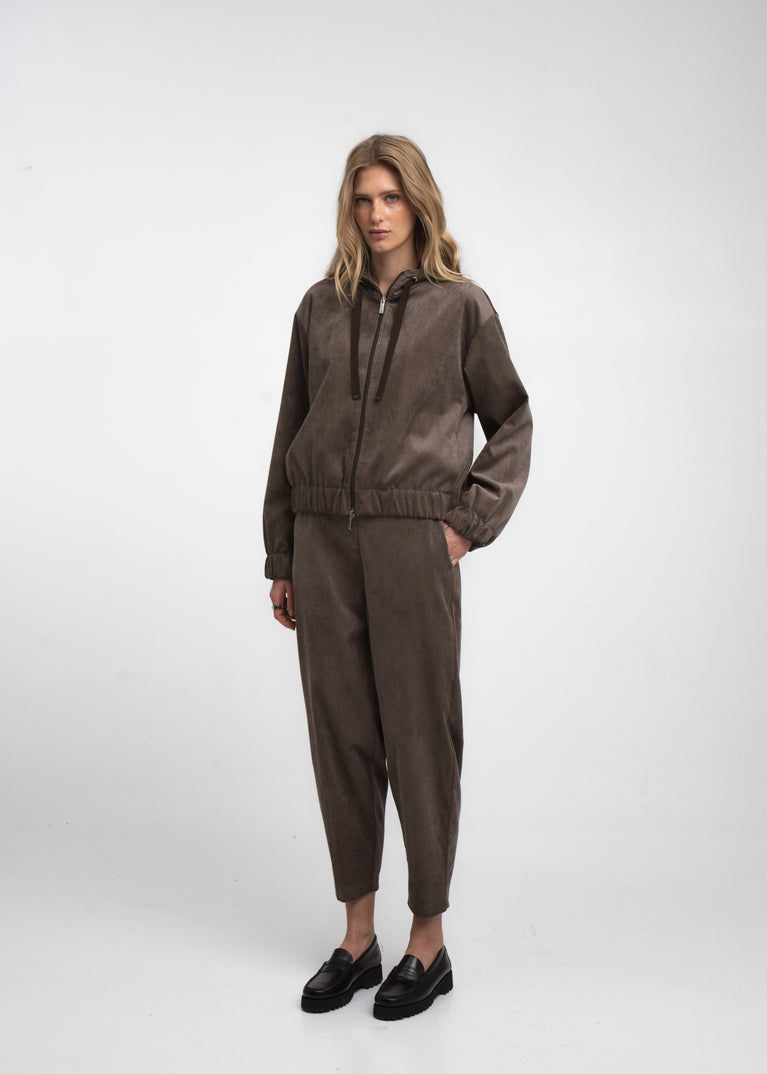 Golia jeans hoodie bomber | Toupe
