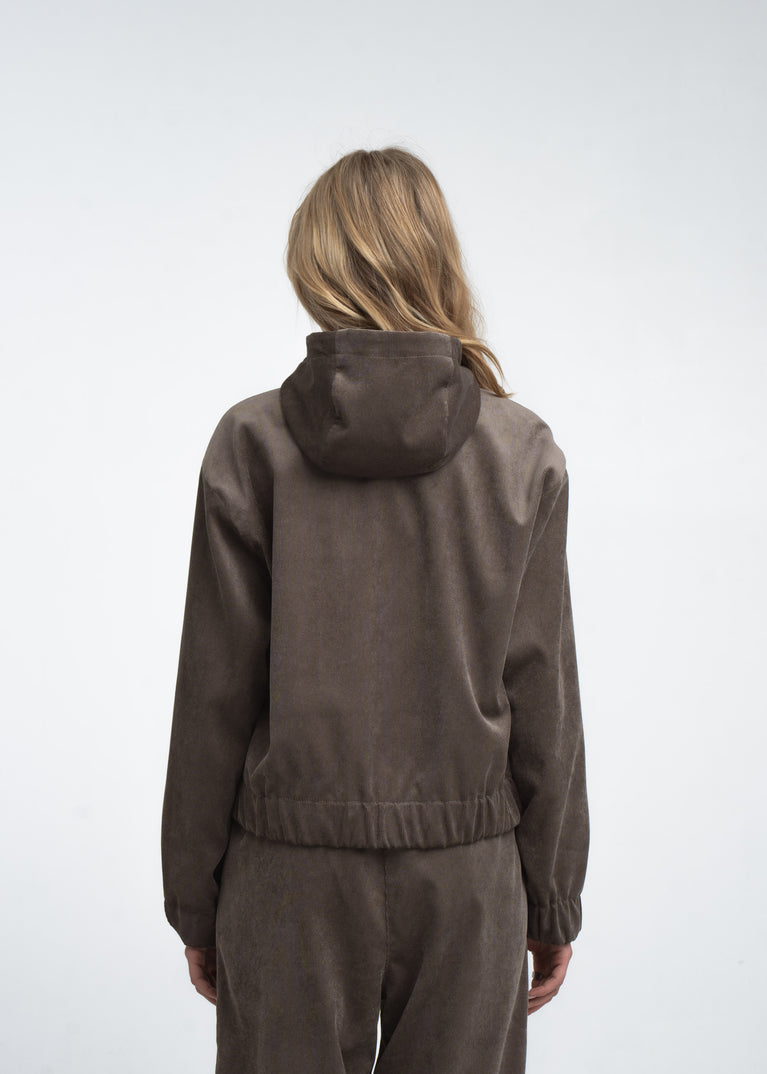 Golia jeans hoodie bomber | Toupe