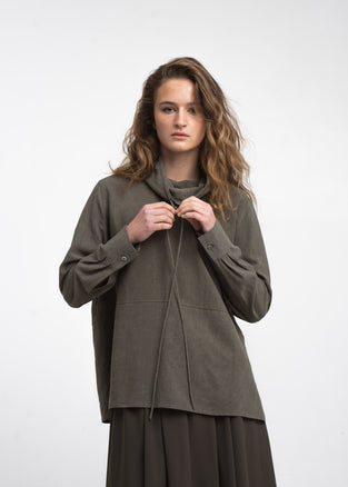Lina tencel blouse | Green