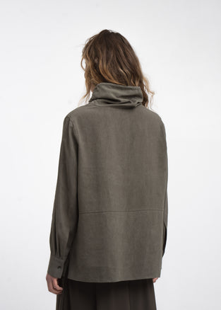 Lina tencel blouse | Green