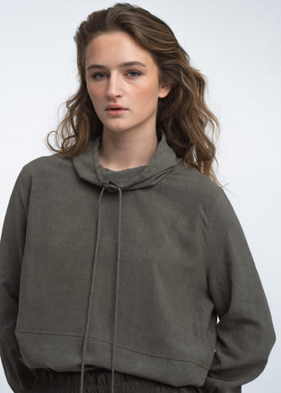 Lina tencel blouse | Green