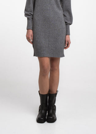 Long pullover viscose blend 2068 | Dark Grey