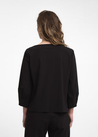 Aria top technical jersey | Black