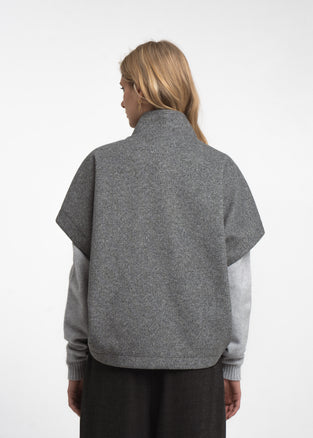 Cappa Zipper alveare jacket 42034 | Grigio medio