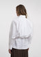 Bree cotton poplin blouse | White