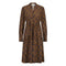 Lina Dress Technical Jersey | Brown