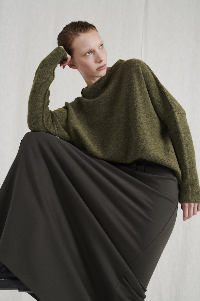 Skirt Long Organic Cotton | Green